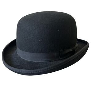 Jaxon Hats English Derby Bowler Hat felt Wool Classic steampunk vintage XXL
